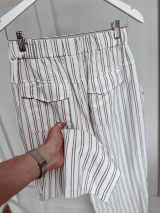 Vega Charcoal Stripe joggers *NEW*