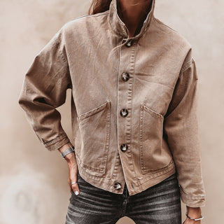 Sand denim jacket *NEW*