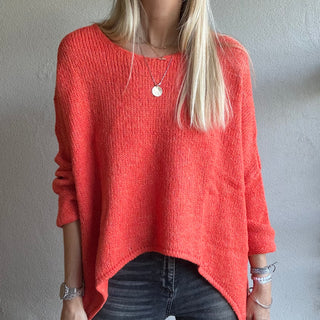 Milano ORANGE V NECK jumper *NEW*