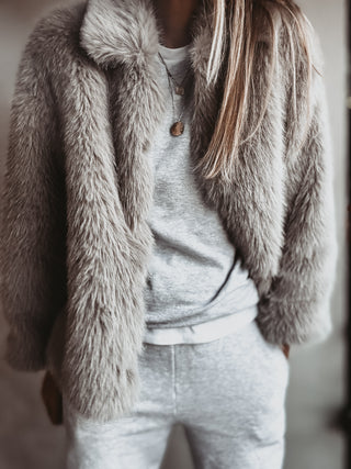 Light heather grey college sweatshirt *NEW*