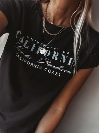 California black tee *size Uk 12-14*