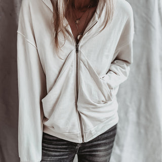 Slouchy Cream hoody  *NEW*