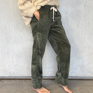Moss green cord joggers *NEW*
