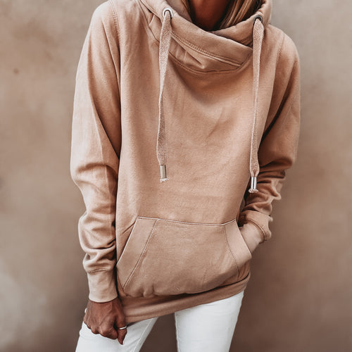 COLLEGE tan Hoody