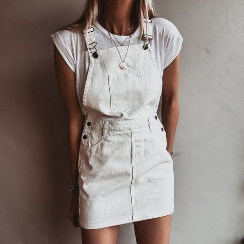 Dallas denim dungaree dress *NEW*