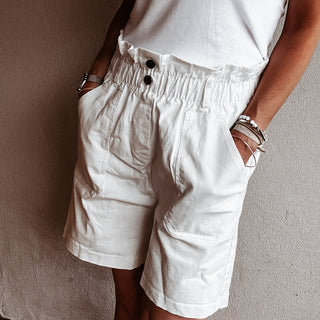 Poppy paperbag shorts CREAM *NEW*