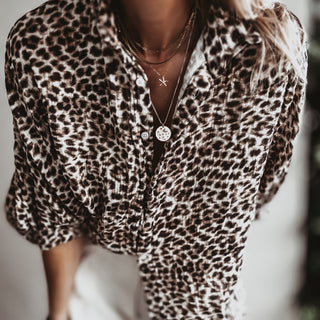 Slouchy leopard Blouse *NEW*