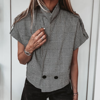 Madi Monochrome Check gilet *NEW*