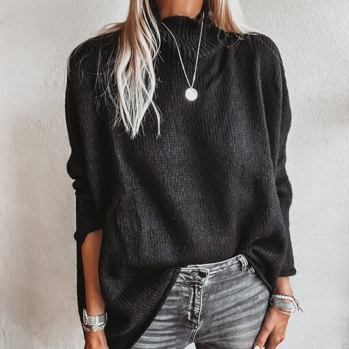 Milano BLACK HIGH NECK jumper *BACK IN STOCK*