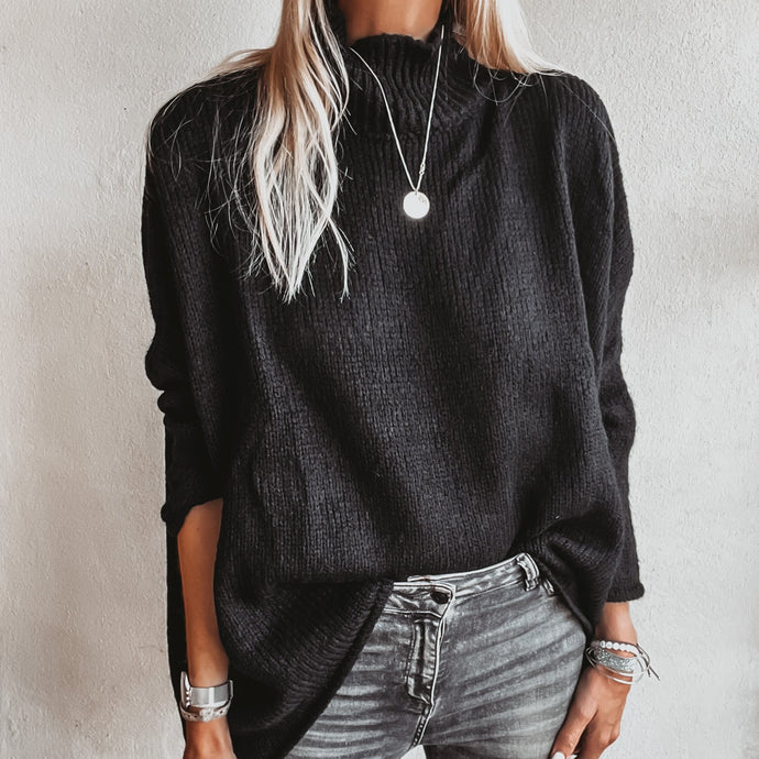 Milano BLACK HIGH NECK jumper *BACK IN STOCK*