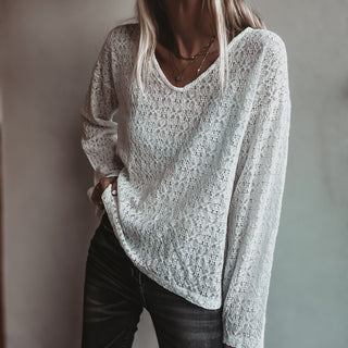 Lucie Vintage white Lace Blouse *NEW*