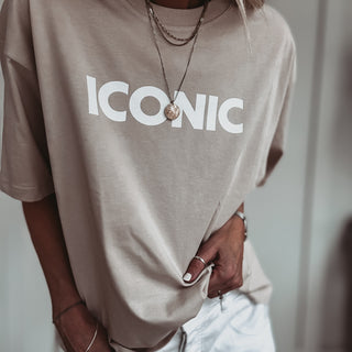 BEIGE ICONIC tee *NEW*