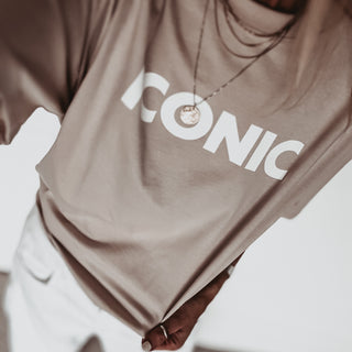 BEIGE ICONIC tee *NEW*