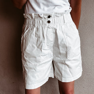 Poppy paperbag shorts CREAM *NEW*