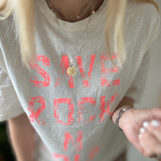 SAVE ROCK N ROLL Tee *NEW*