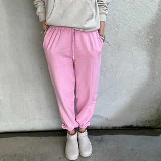 COLLEGE super slouchy PINK joggers *NEW*