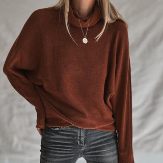 Tan Lane roll neck jumper *NEW*