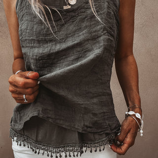 Khaki double layered vest top *NEW*