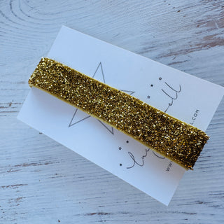 Silver / Gold glitter tie bracelets