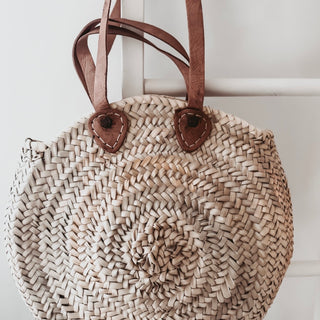 Round Moroccan basket bag  *NEW*