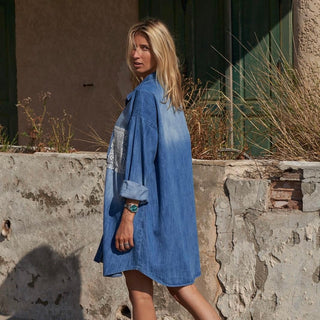 Delia denim shirt dress *NEW*