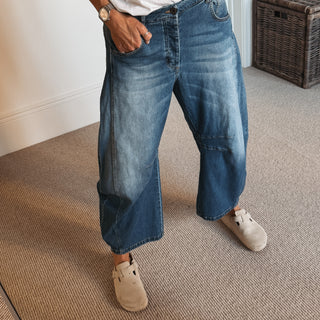 Blue Barcelona barrel jeans *NEW*