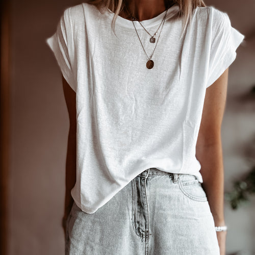 WHITE May TEE *NEW*