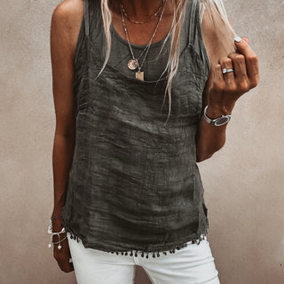 Khaki double layered vest top *NEW*