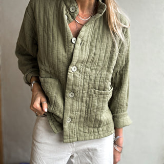 OLIVE GREEN quilted jacket *NEW*