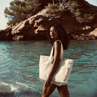 Large off white cargo beach & shopper bag *NEW*