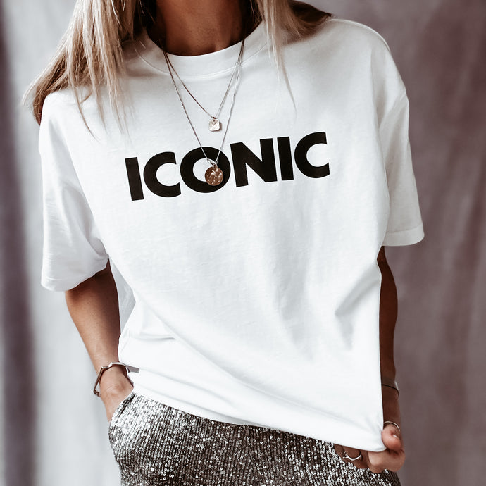 White ICONIC tee *NEW*