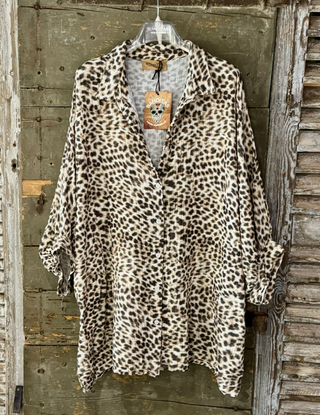 Slouchy leopard Blouse *NEW*