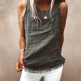 Khaki double layered vest top *NEW*