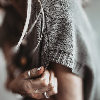 Patia GREY knitted V tank *NEW*