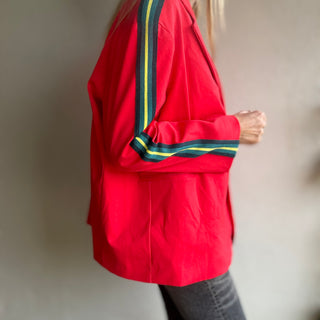 Red stripe boyfriend blazer *NEW*