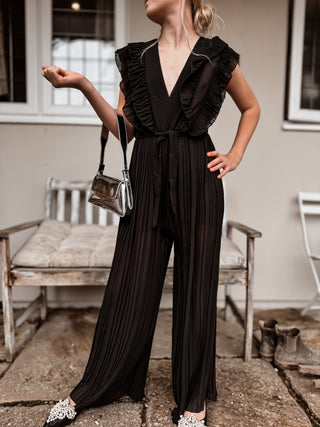 Nottinghill BLACK pleated jumpsuit *NEW*