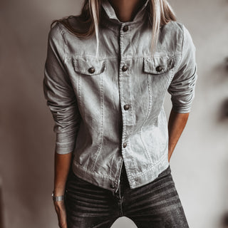 Billy washed grey jacket *NEW*