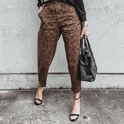 Slouchy Leopard jogger jeans *NEW*