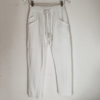 Tulum WHITE jean joggers *new*