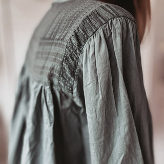 Teal Pennie pleated blouse *NEW*