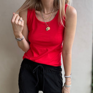 The perfect RED vest top!(Fab for layering over too!)