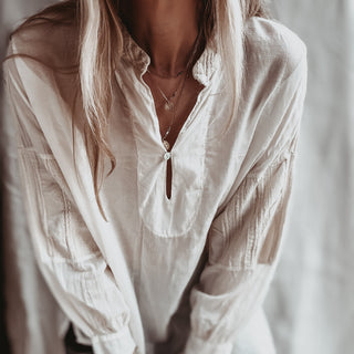 Vintage white sheer Blouse *NEW*