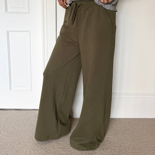 Mia khaki wide leg joggers *NEW*