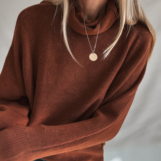 Tan Lane roll neck jumper *NEW*