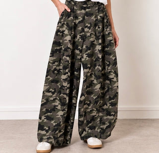 Camo denim barrel joggers *NEW*