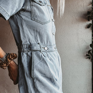 Dana denim playsuit *NEW*