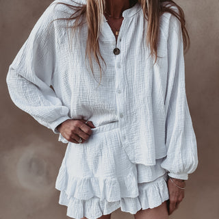 Tiana two piece skirt & shirt
