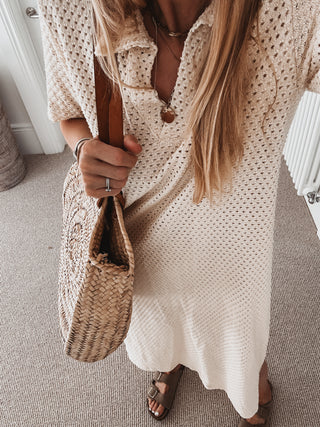 Kayenta Crochet CREAM dress  *NEW*