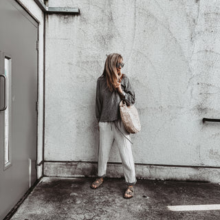 Cannes LIGHT GREY relaxed joggers *NEW*