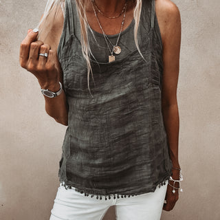 Khaki double layered vest top *NEW*